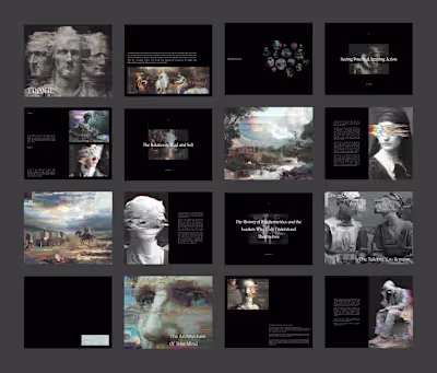 I'm currently working on a psychometrics coffee table book.