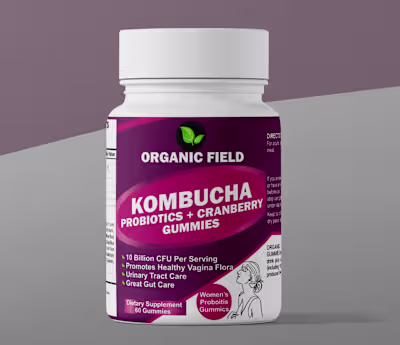 Organic Field - Supplement Label Design
