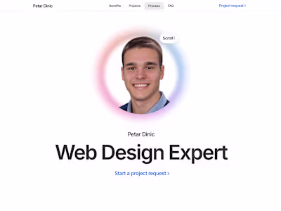 Petar Dinic - Portfolio Website