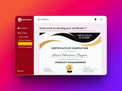 Revamping Student certification Portal into A Dashboard.