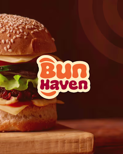 Brand Identity for a Burger brand "Bun Haven"
