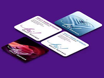 Customizable Business Card Design for Holly Inspired