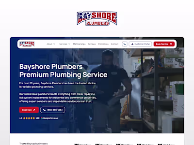 Brand and Website Revamp for Bayshore Plumbers