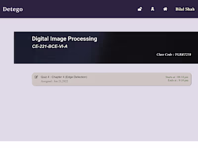 Detego - Google Classroom Clone