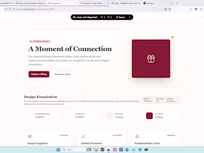 Seasonal Mode: Holiday treats the holiday not as a visual th...