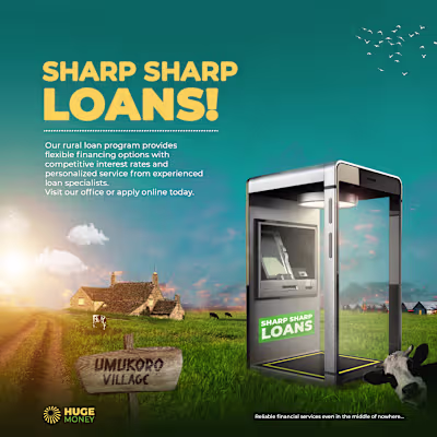 Huge Money - Poster Ad