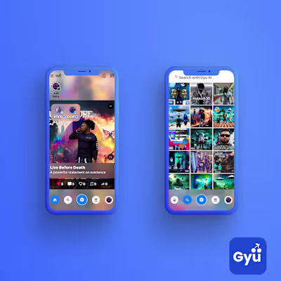 Gyu App - Mockups