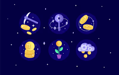 Cryptocurrency Icons :: Behance