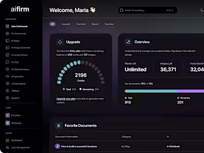 AiFirm - All-in-One AI Content Platform