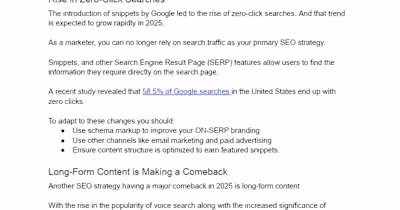 Key SEO Trends for 2025