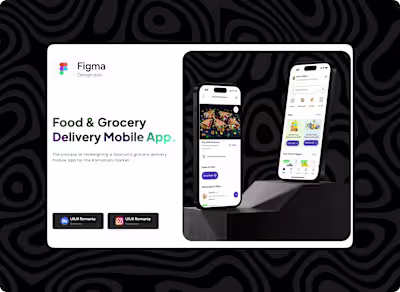 Food Grocery Delivery App.