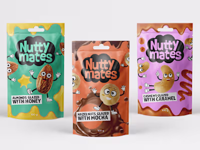 Nutty Mates - Packaging Design