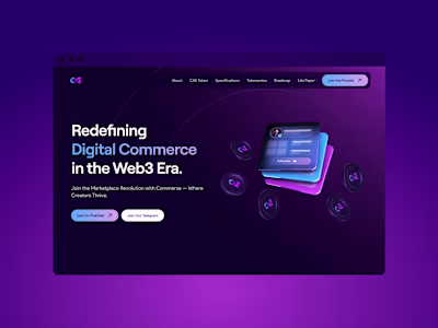 Commerxe: Crafting a Landing Page that Captivates and Converts