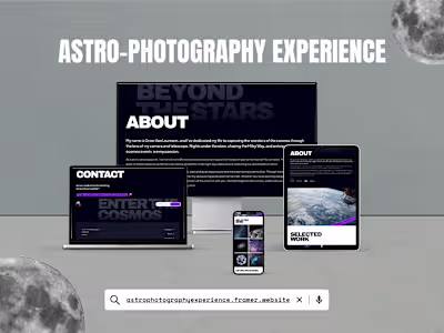Astro-Photography: User Case (Template Customization) 🚀 