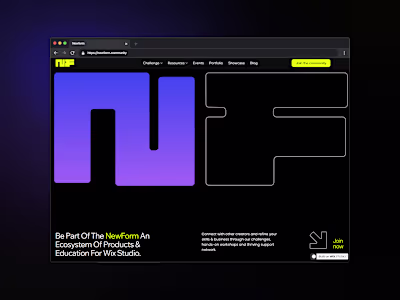 Web Development for NewForm's Design Platform