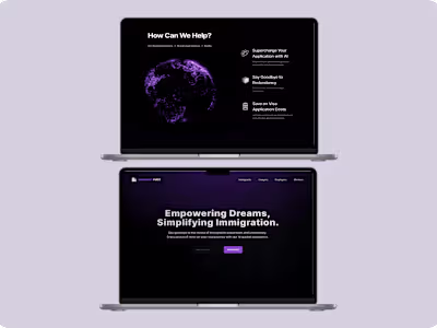 Immigration App(Desktop and Mobile)