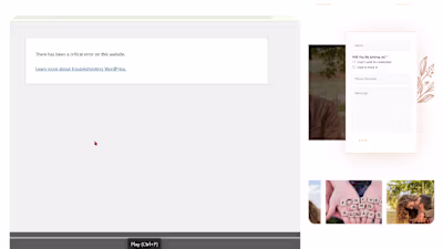 How To Fix There Has Been A Critical Error On This Website