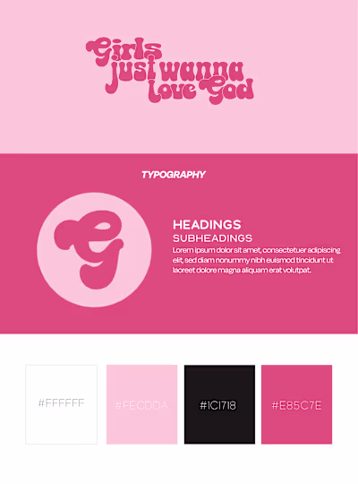 Created a bold, modern visual concept for a faith-based orga...