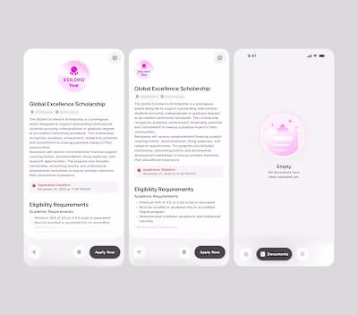 Screens for an ongoing project. What do you think?