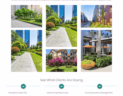 landscape pro TX Website Design & Dev