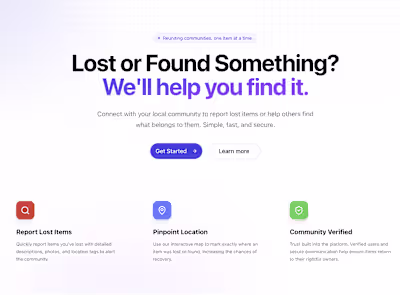 FoundHub Lost-and-Found Platform Development