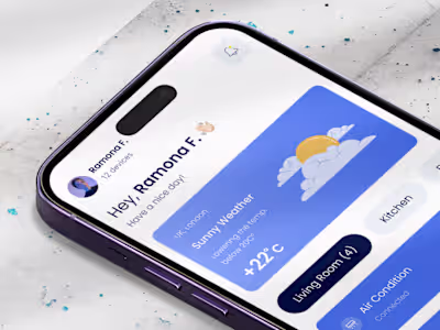 Smart home mobile app development