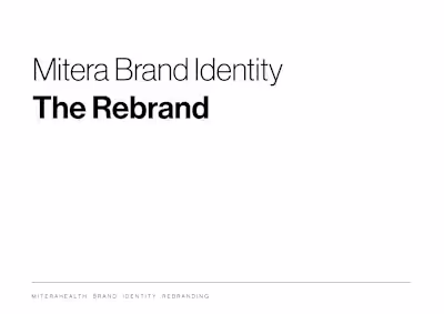Mitera Brand Identity - The rebrand