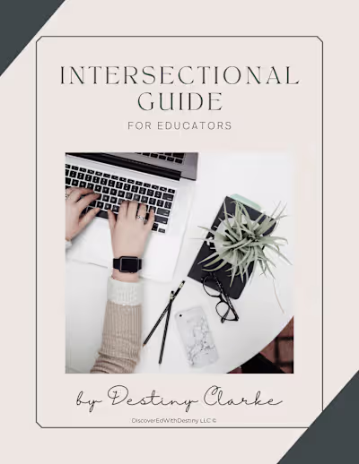 PopPD Training Document - Intersectional Guide For Educators 