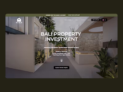 Investland Bali Web Development
