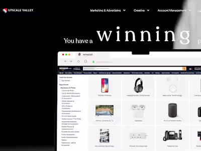 Amazon Services Provided Website Build With Webflow