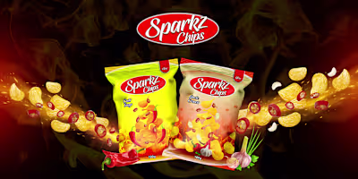 Brand Identity Design for Sparkz Chips