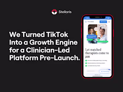 We turned TikTok into a growth engine for clinician-led platform