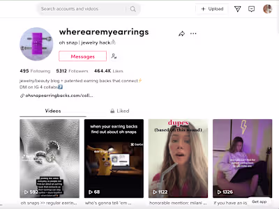 TikTok Management for Jewelry Brand