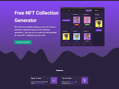 Free & Unlimited NFT Collection Generator