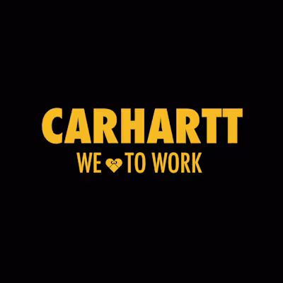 "We Love To Work" Carhartt Campaign. 