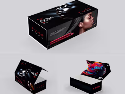 Hair Straightner Luxury Box Design