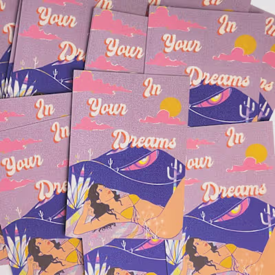 Thank You Card Design for a Swimsuit Designer