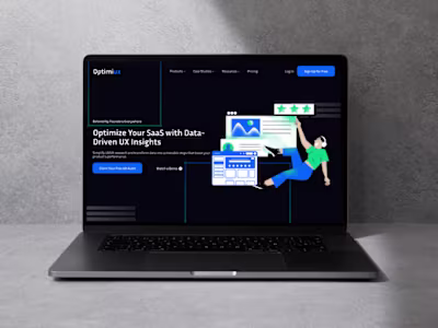 Optimtiux - Landing Page Design