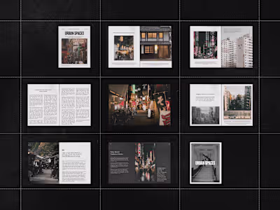 Urban Spaces - Magazine Design