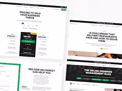Deliverect.com - Website Redesign