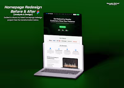 Homepage Redesign – Before & After