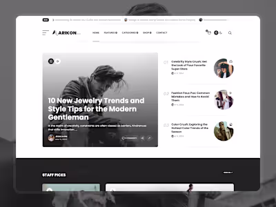 Arikon WordPress Theme Development