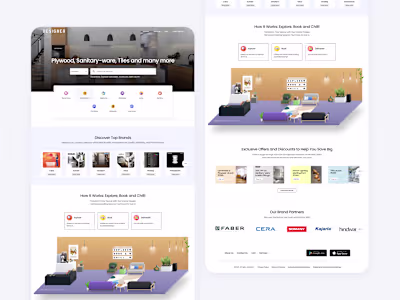 Home Interiors: Plywood, Sanitary-ware, and Tiles Services