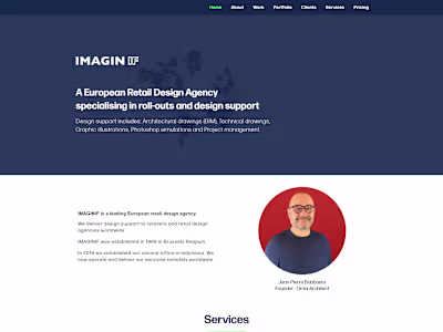 Website design ImaginIF Mahdi Webi