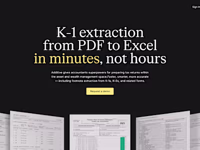 Additive AI Landing Page Development