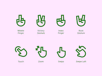 Gesture Icon Pack