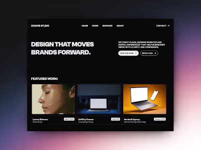 WIP: Hero section for my next Framer template. Still tweakin...