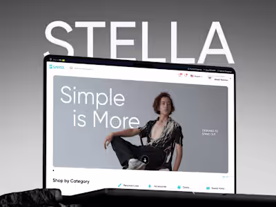 Stella - Fashion Ecommerce Web App