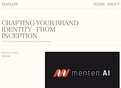 Maelow website