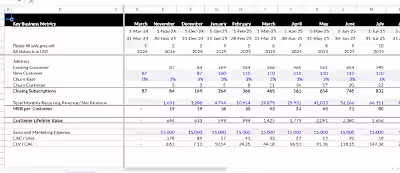 SaaS Financial Model & Growth Forecast